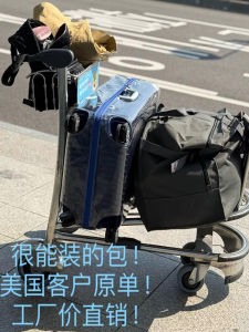 กระเป๋าเดินทางความจุขนาดใหญ่ กระเป๋าเดินทางแบบพับได้ ผ้าอ็อกซ์ฟอร์ด กระเป๋าเดินทางสายการบิน กระเป๋าเดินทางสำหรับเดินทาง