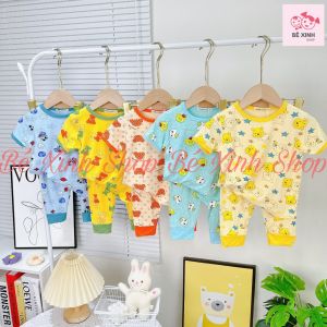 Đồ Bộ Quần Áo Trẻ Em Cho Em Bé Gái Bé Trai Minky Mom Hottrend Đo Bộ Ngủ Minky Mom Thun Lạnh Cho Be Trai Gái Alibaba