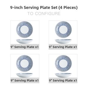 Household Deep Serving Dish Set