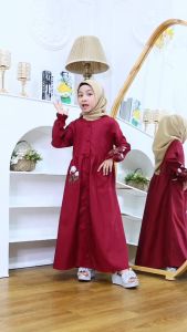 KUPNAD Baju Gamis Anak Katun Toyobo dan Katun Jepang - Daisy Kid by KUPNAD pakaian muslim anak
