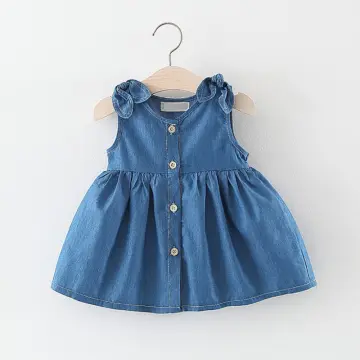 Buy Denim Dress Baby Girl online Lazada .ph