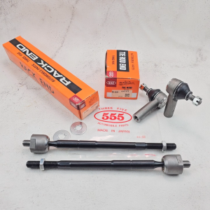 1PAKET LENGKAP TIEROD TIE ROD + RACK END RAK EN TOYOTA KIJANG 5K 1SET