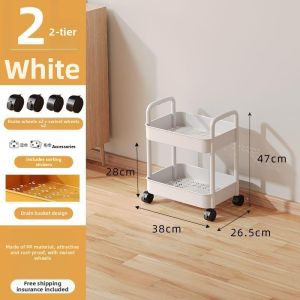 Mobile Book Storage and Organization Trolley