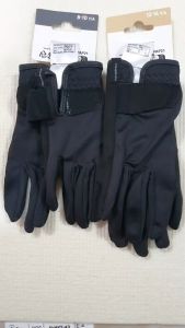 Fouganza ถุงมือขี่ม้าสำหรับเด็กรูปร่าง 14-18 ปี ทนทานต่อการเสียดสี ส่วนฝ่ามือเป็นผ้าหนังกลับเนื้อนิ่ม ส่งไว