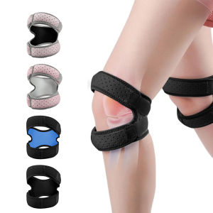 1pc Knee Brace Plus Size Dual Patella Tendon Support Strap Adjustable Neoprene Stabilizer Meniscus Tear Arthritis Tendonitis