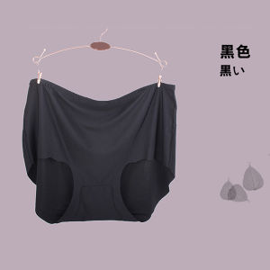 Extra Large Size Underwear Ice Silk Panties Womens Fat 100.00kg Medium High-Waisted Trousers plus Size Summer Cold Thin