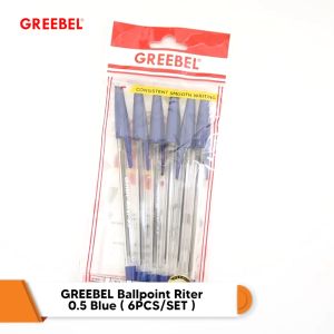 GREEBEL Pulpen Ballpen Pena | RITER 0.5 BLUE | Pulpen Greebel Pena Bolpen Bolpoin