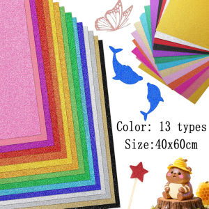Glitter Foam Paper Sparkles Paper 40cmx60cm Without Glue for Childrens Craft Activities DIY Cutters Flash Handcraft Foam Paper