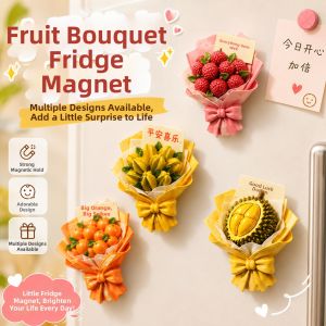 BAIMANG | Fruit Bouquet Refrigerator Magnets Resin Creative Attractive Design