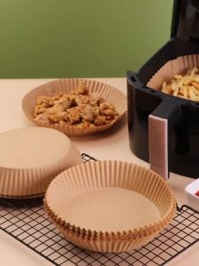 Air Fryer  Disposable Baking Papers Non-Stick Steamer Round Parchment Paper