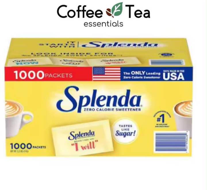 Coffee N Tea Essentials Splenda Zero Calories Sugar Sachet 100pcs ...