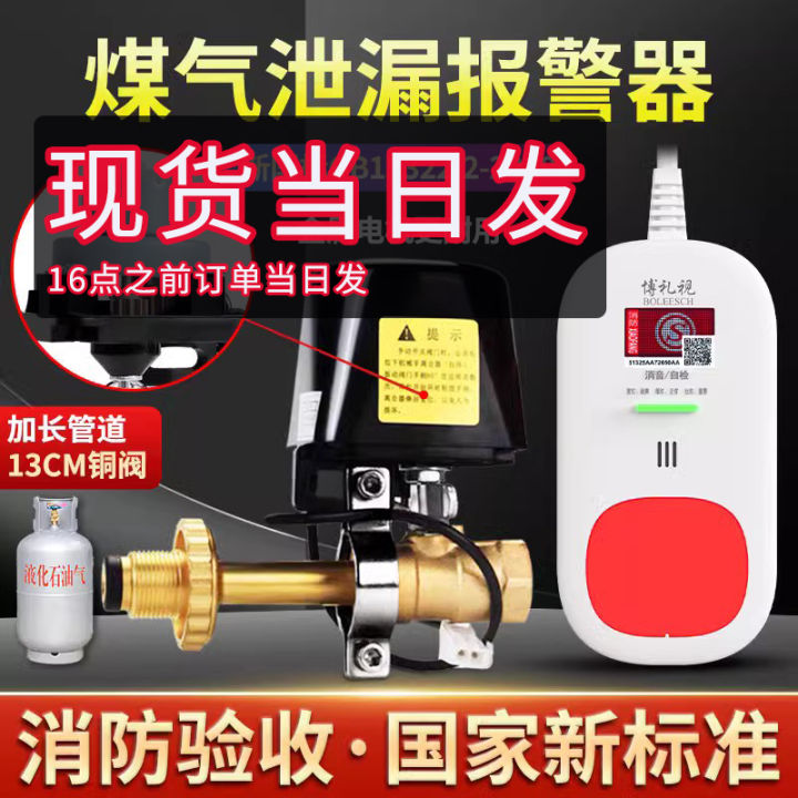 Liquefied Gas LeakProof Automatic Shutoff Valve Restaurant Gas