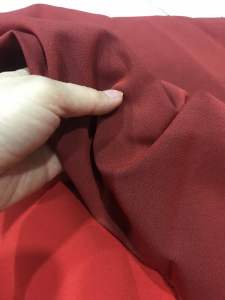 Vải Cotton Lụa 2 da màu cam tây dày co giãn 2 màu (khổ 1m5)may Quần tây  đầm váy Vest thiết kế thời trang