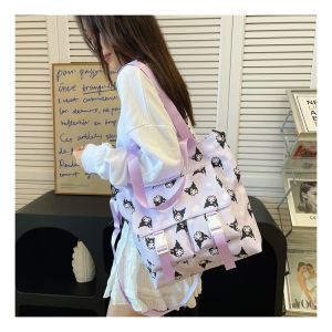 Fashionable Oxford Nylon Canvas Bag Womens Large Capacity Commuter Travel Shoulder Handbag Stylish Versatile Single Strap