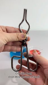 Crucible Tong Heavy Duty Iron Wire Chrome Plated  Plier Holder 12/20/25/30/40/50 cm