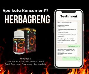 Paket stamina pria Herbagreng + Air zam zam