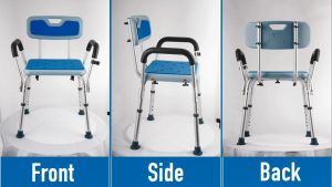 Acare เก้าอี้นั่งอาบน้ำ ถูกที่สุด เก้าอี้อาบน้ำ สำหรับผู้สูงอายุ อลูมิเนียม ไม่เป็นสนิม ปรับระดับความสูงได้ เก้าอี้สนาม