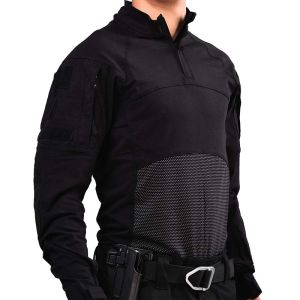 Tactical Cargo G4 T-Shirts Long Sleeve Soft Knitted Men Training Wear-Resistant Hiking Outdoor Hiking Training Men Clothing