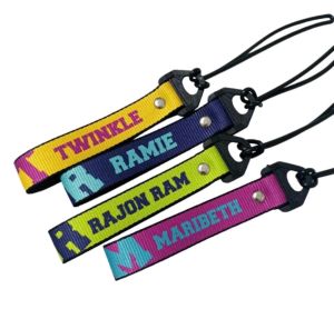 1x5" MONOGRAM LETTER PERSONALIZED LUGGAGE TAG