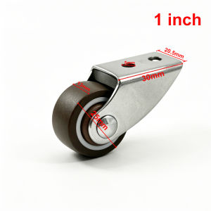 Furniture Caster Anti-Sag Door/Gate Support Wheel Mute Rubber Castor Wheels for Furniture Door Fence Gate Billboard Stand