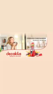 Decakila KMJB022L Cordless Stand Blender | 120W | 500ml | Stainless Steel Blades