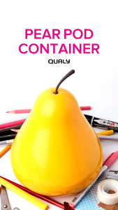 Pear Pod Container ที่ใส่ของอเนกประสงค์ ดีไซน์ ลูกแพร์ ใส่อุปกรณ์เครื่องเขียน Qualy(ควอลี่)