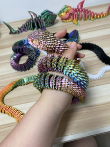 3D Printed Snake Joint Snake Joint Mobile Decorative Ornaments Birthday Gifts Home Decorations Desktop Sculptures Art Crafts