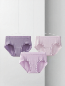 Purcotton | Cotton Lace Trimmed Womens Underwear