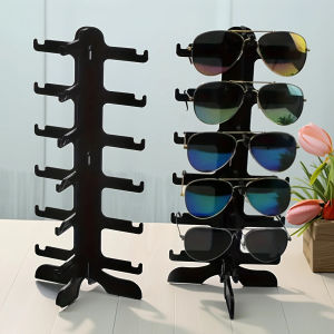 1pc Vertical glasses storage rack fashionable multifunctional glasses rack plastic glasses display rack glasses display rack