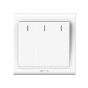 OPPLE | Single and Double Control Power Switch Large Panel