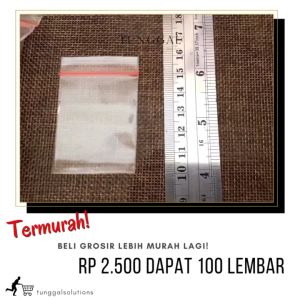 (ECER - 100 lembar) Plastik Klip Cetik tebal 0.4 mikron