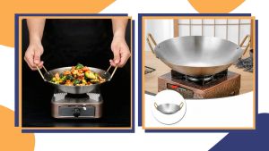 MallMainan-C1212 Wajan Penggorengan Stainless Steel Anti Lengket / Wajan Serbaguna Premium Quality