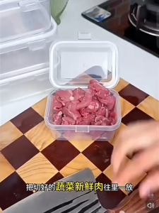 Food Storage Containers with Lids Plastic Fridge Organizer Clear Bins Sealed Food Containers Reusable Takeaway Kitchen Freezer Storage Boxes