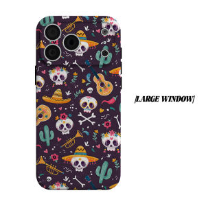 day of dead sugar skull Phone Case for iPhone 18 17 16 15 14 13 12 11 Air Pro Max Plus Double-layer Cover