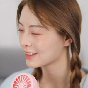 Mini Fan Portable Hanging Neck Fan Mini Pocket Air Cooling Fan Summer Outdoor Travel Lanyard Handsfree Cooler USB Rechar