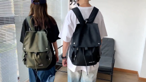 เกาหลีใต้ กันน้ำ กระเป๋าเป้สะพายหลัง ความจุสูง กระเป๋าใส่คอมพิวเตอร์ กระเป๋าพักผ่อน ยูนิเซ็กส์ Backpack