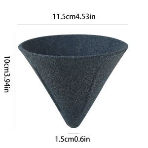 1pc microporous ceramic coffee filter handmade coffee drip cup no need for filter paper reusable suitable for tea and coffee