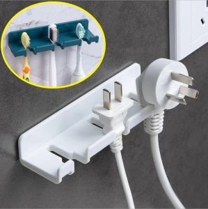 1/2Pcs Bathroom Wall Toothbrush Punch-free plug Razor Holder Holder Home Storage Shelf Accessories