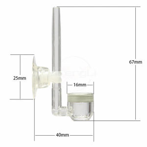 MINI CO2 Diffuser With Bubble Counter Twinstar Style Atomizer Acrylic Aquarium Carbon Dioxide Transparent Fish Tank Water Plants