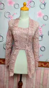 Kutubaru Crop Kayla/ Kebaya mOdern Bahan Brokat Untuk Wisuda/ Lamaran/ Kondangan/ Pesta/ Prewedding/ Maternity/ Jaga KAdo/ Among Tamu/ Seragam Bridesmaid