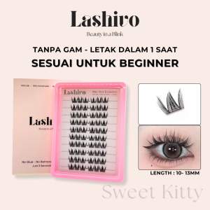 【Fast Shipping】Lashivo Sweet Kitty Glue-Free Eyelashes 10–13mm|免胶假睫毛 小甜猫自然款|Bulu Mata Tanpa Gam Ringan