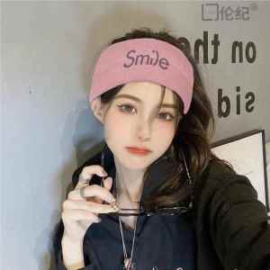 Mũ Thể Thao Nữ Thấm Mồ Hôi Chạy Bộ Thể Dục Yoga Mùa Hè Khăn Quàng Cổ Co Giãn Màu Trơn Chữ Cái Rửa Mặt