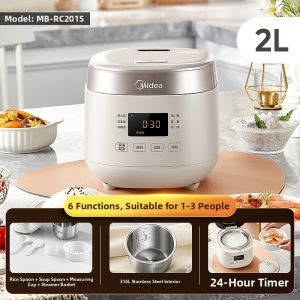 Midea | Mini Multifunctional Non-coated Rice Cooker 2L