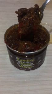 Sambel Ikan Tuna Asap Varian Asam Manis /200 gr /Ayo Makan Ikan