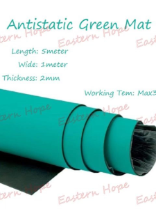 ESD Antistatic Green Mat Desktop Anti Static Mat 2mm Thickness Green Desktop Anti Static ESD Grounding Mat