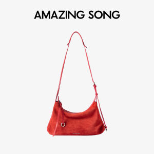 Donut Style Large Capacity Hobo Bag Genuine Leather