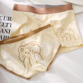 Quần Lót Nam Nữ Cặp Đôi in Hình Gấu Dễ Thương Bằng Cotton Nguyên Chất Quần Lót Tam Giác Cho Bé Gái Quần Đùi Nam Cạp Thấp Kháng Khuẩn. 
