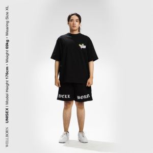 Wellborn Believe Oversized Black T-shirt