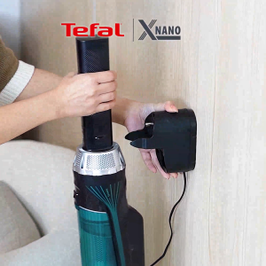 Tefal เครื่องดูดฝุ่นไร้สาย X-Nano รุ่น TY1133KO น้ำหนักเบาเพียง 1 กก แบตเตอรี่ลิเธียม (Li-ion) 14.4 โวลล์ ใช้งานได้สูงสุด 40นาที รับประกัน 2 ปี