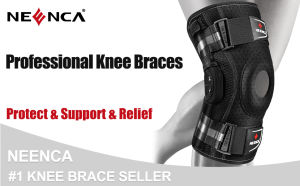 NEENCA Professional Hinged Knee Brace Medical Knee Support with Removable Dual Side Stabilizers for Knee Pain Arthritis Meniscus Tear Sports Injury Recovery Joint Pain Relief ACL. Men & Women - Local Deliver